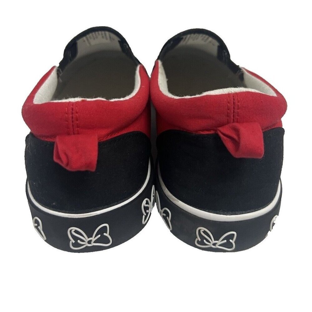 Disney Disneyland Womens Minnie Mouse Shoes Sneakers US 9.5 Slip On Comfort Logo - Picture 8 of 11